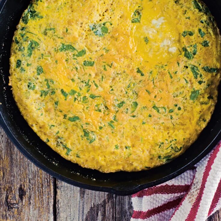 Herbs, eggs, and cream marry in a quick, nutritious dish that's perfect as a simple mid-week meal.
