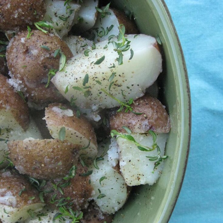 Simple Potato Salad with Thyme and Olive Oil