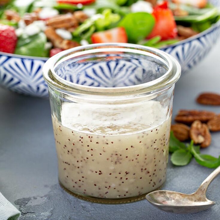 Honey-poppyseed dressing is an absolute favourite, including kids! It helps any salad shine, particularly with there's fruit or nuts involved.